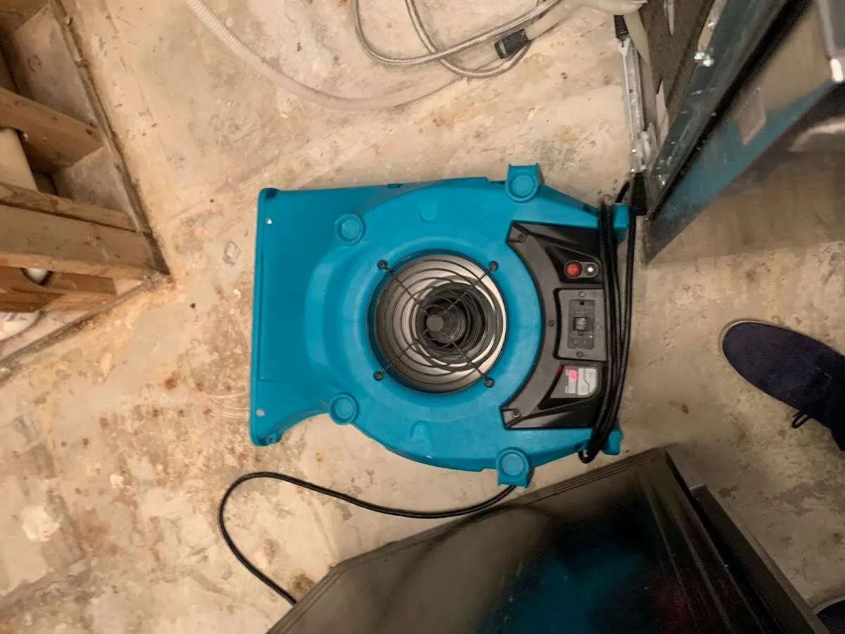 Air mover drying equipment for Mold Remediation & Removal in Redwood City